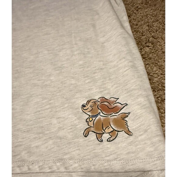 Disney Parks T Shirt More Dogs Womens Gray Lady & The Tramp Extra Large XL - Picture 2 of 8